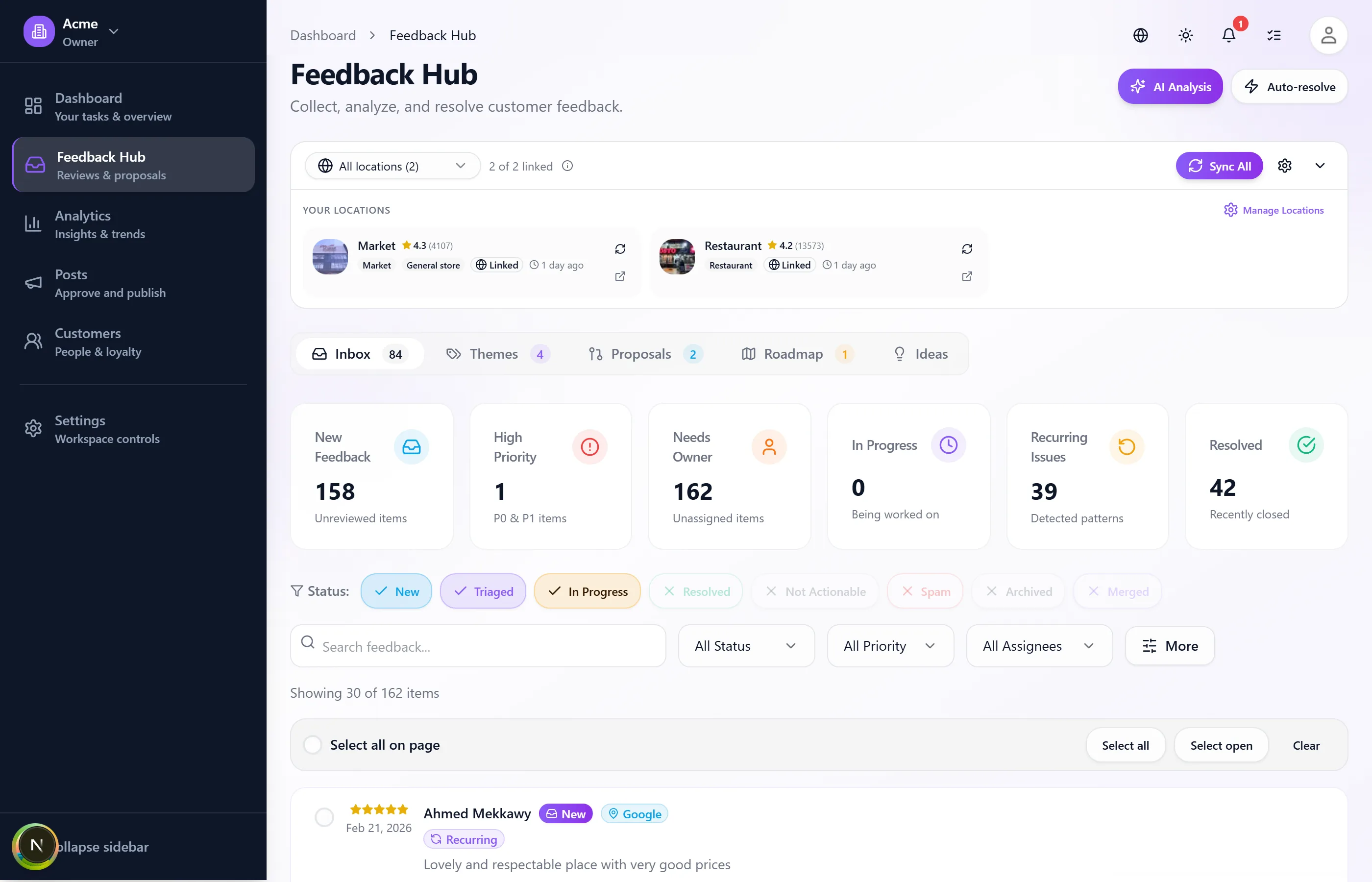Close the loop, measure impact